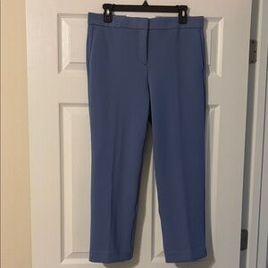 Ann Taylor Cropped Colony Blue Pants